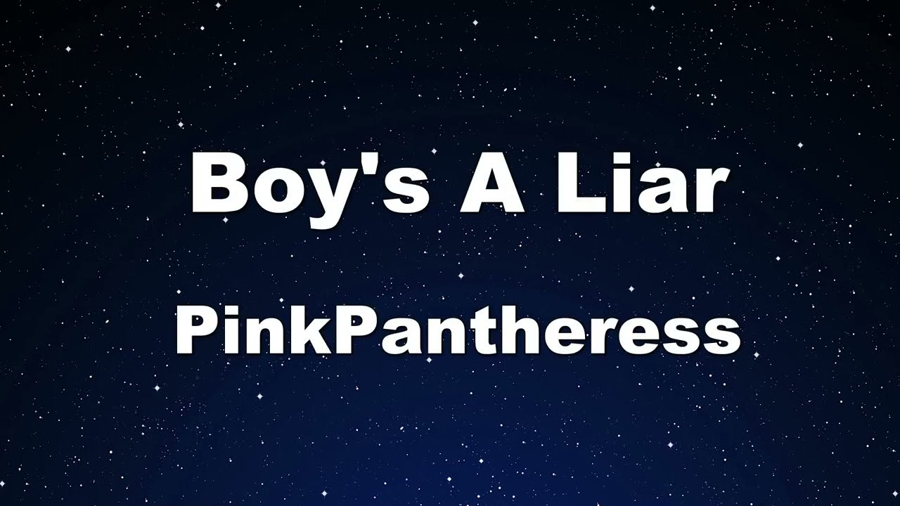 Karaoke♬ Boy's a liar - PinkPantheress 【No Guide Melody】 Instrumental, Lyric