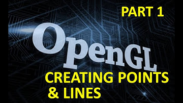 Part 1 Creating Lines and Points using OpenGL