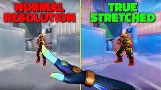 Valorant TRUE STRETCHED Resolution Guide in 4 MINUTES! (NO BLACKBARS)