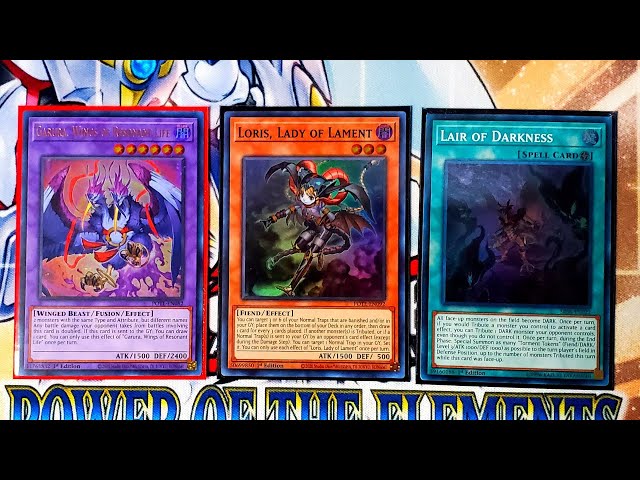 Lair of Darkness Deck Profile Yugioh 2022 New Support Power of the elements  - YouTube