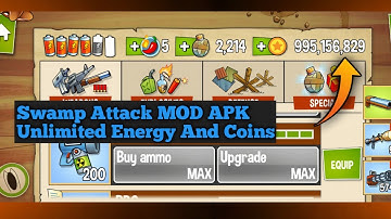 Swamp Attack MOD APK | Unlimited Energy And Coins | Upgrade All Items