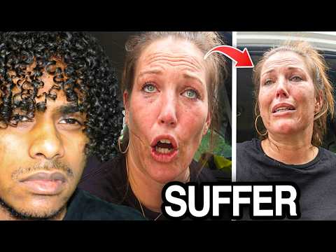 Racïst Drunk Female Threatens Little Kids Then Tries To Play Victim...