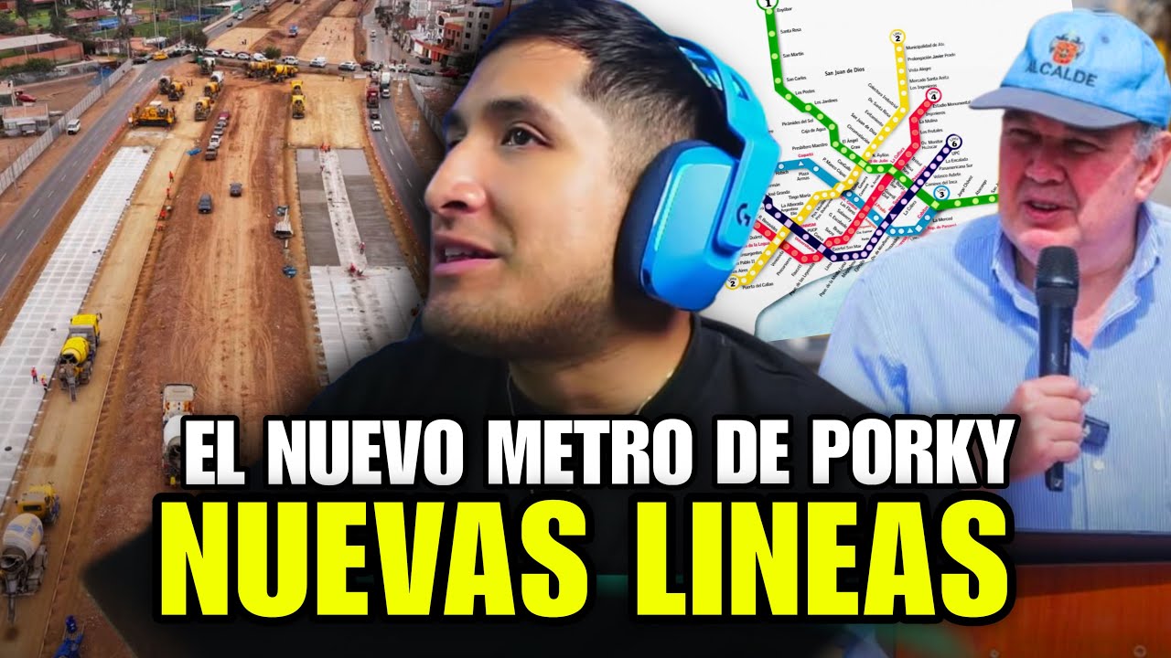 FANODRIC HABLA DE LAS NUEVAS LINEAS DE METRO🔥CHILE NOS LLEVA AÑOS DE VENTAJA 💥PORKY LO HARÁ POSIBLE