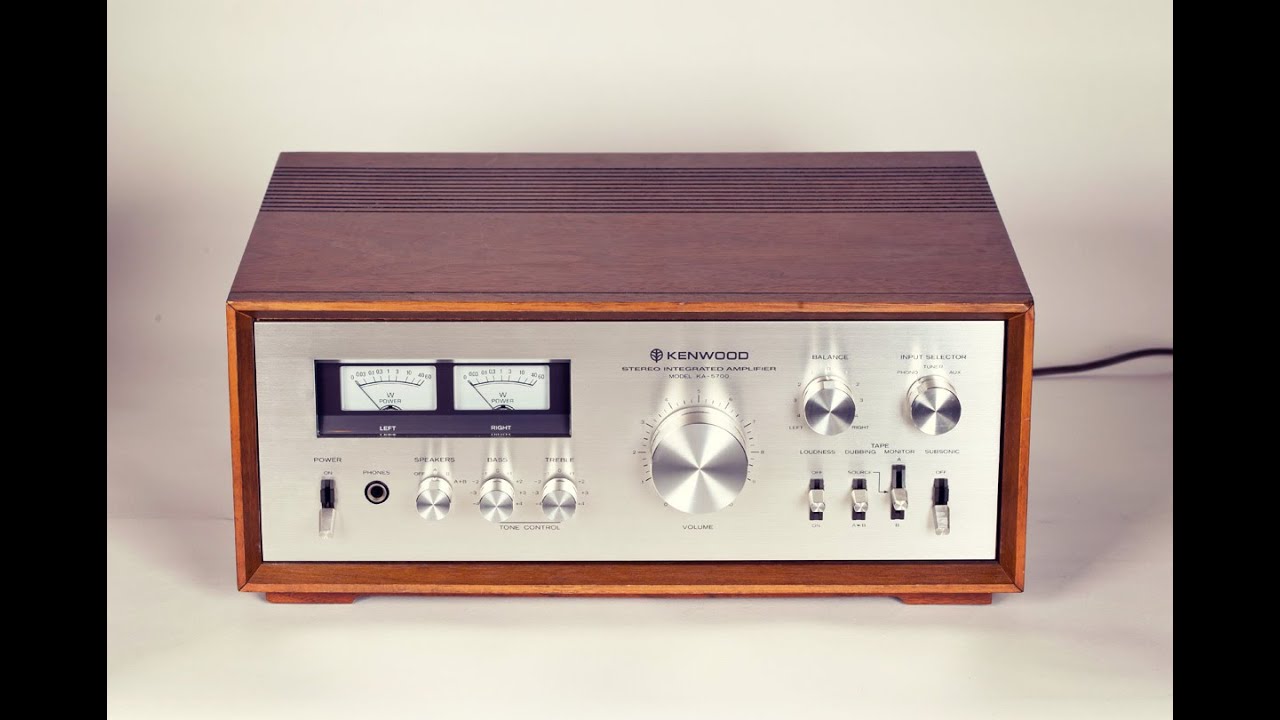 Kenwood KA 5700 Integrated Amplifier - YouTube