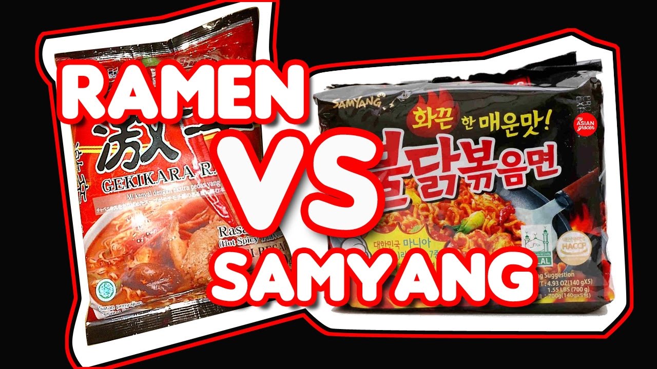  MIE  GEKIKARA RAMEN VS MIE SAMYANG  YouTube