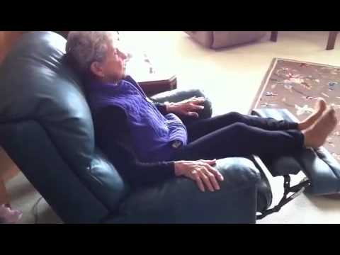 back exercises in a recliner