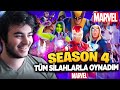 TÜM SİLAHLAR DÖNDÜ! - YENİ 4.SEZON TÜM KARAKTERLERLE OYNADIM! (Fortnite Türkçe)