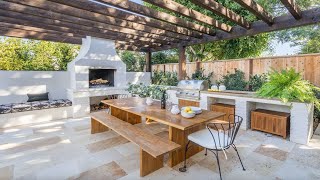 TOP! 100+ COOL OUTDOOR KITCHEN UNDER PERGOLA IDEAS | DECORATING TIPS FOR BEAUTIFUL OUTDOOR KITCHEN