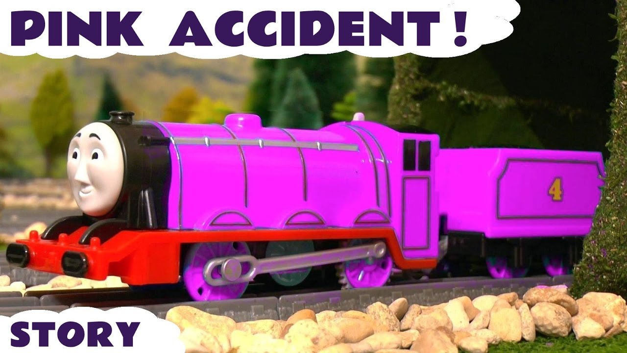 Toy Trains Accident Color Changers Story with Thomas Trains 