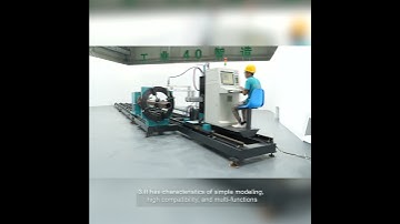 8 Axis Pipe and Tube CNC Plasma Cutting Machine