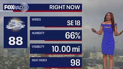 Houston weather: Partly sunny, steamy Wednesday evening in the 80s - DayDayNews