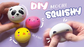 DIY Mochi Animal Squishy | How to make Viral Fidget Toy