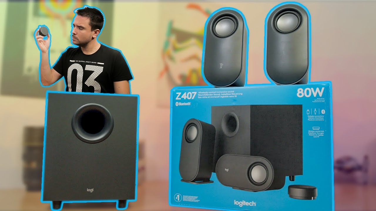 Logitech Z407 Speakers Review and Sound Test 