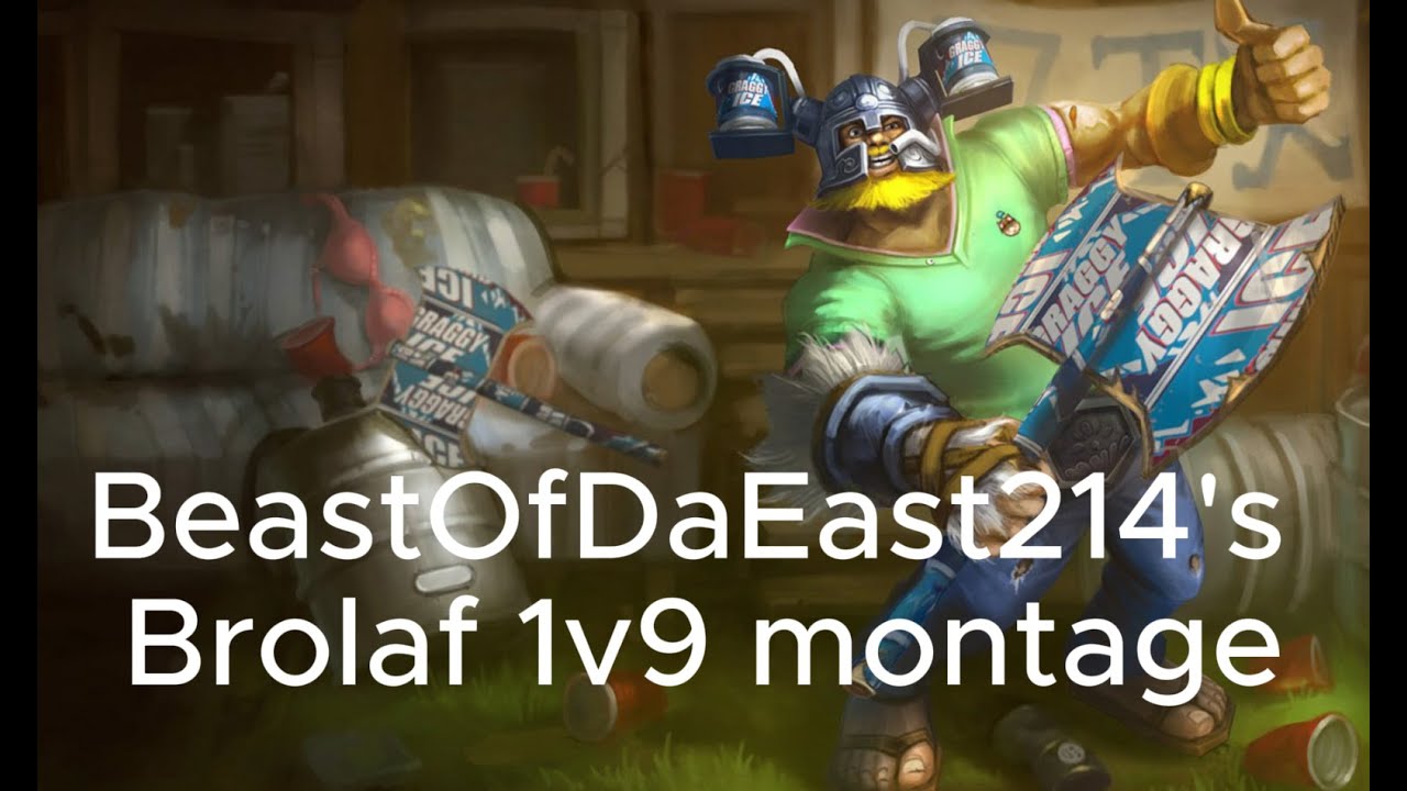 BeastOfDaEast214's BROLAF TOP 1v9 MONTAGE!!!!!!! HYPE!!!!!
