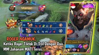 Roger Tiktok Di Trol Publik Malah Dapat Maniac, Full Gemplay Roger Tiktok.