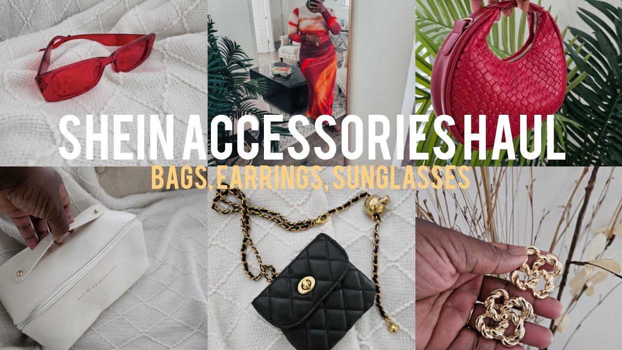 Huge Shein Accessories Haul 2024. Handbags, earrings, Sunglasses etc