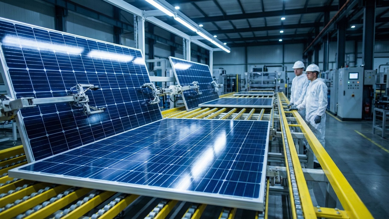 Inside the Mega Factory Making Solar Panels | How Solar Panels Are Made ...