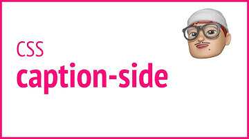 CSS - caption-side | JSer - I Don