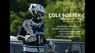 Cole Foster Hotchkiss 2023 Hotchkiss Lacrosse 2021 Highlights