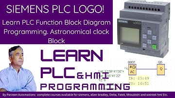 how can use astronomical clock block in siemens plc logo!