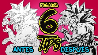 TIPS para DELINEAR DIBUJOS [6 CONSEJOS que yo uso] 🤩💯