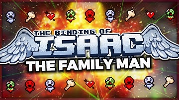 The Binding of Isaac: Rebirth Challenges - Family Man! (Episode 2)