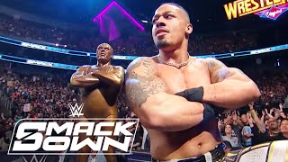 Carmelo Hayes Wins Andre The Giant Battle Royal | WWE SmackDown Highlights 4/18/25 | WWE on USA