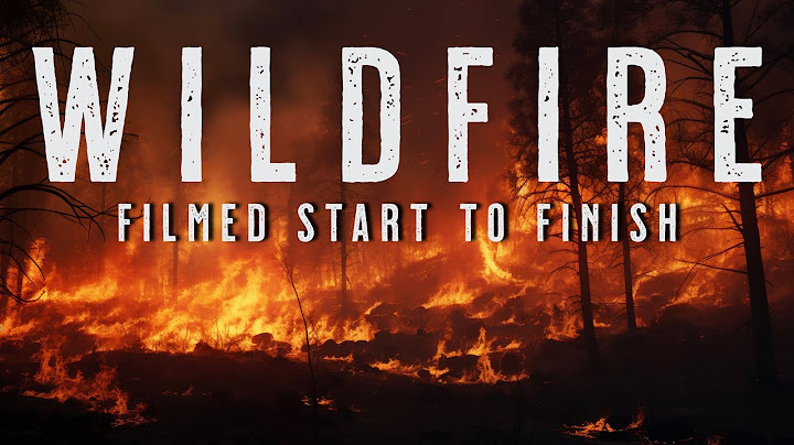 Wyoming Wildfire START TO FINISH - Destroys Deer & Elk Hunting Area