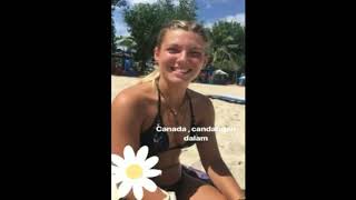 AKSI LUCU ANTONIO BORNEO DENGAN BULE DI PANTAI BALI