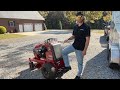 Ferris FB1000 Hurricane Stand On Blower Demo