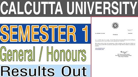Culcutta University Semester 1Result |B.A/B.Sc Sem/Bcom Result Published 2022 | exametc.com |