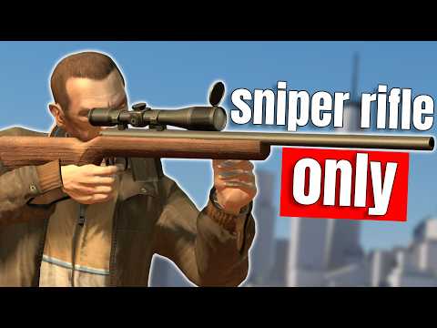 Can You Beat GTA 4 With Only A Sniper Rifle?