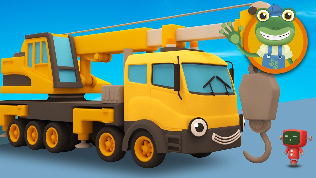 Caroline The Crane Visits Gecko's Garage Crane For Kids YouTube