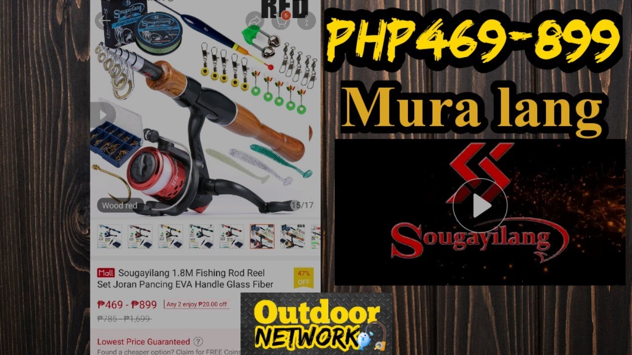 Sougayiliang fishing rod unboxing/review,Ano ang mga kasama