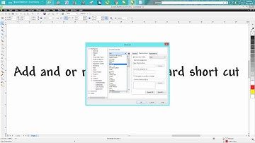 Corel Draw Tips & Tricks Keyboard short cut keys part 3 add or remove