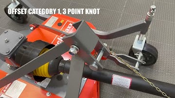 MechMaxx Finishing Mower for Tractor FM120 Display Video