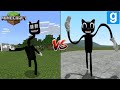 MINECRAFT CARTOON CAT VS GMOD CARTOON CAT!! Garry's Mod vs Minecraft Mod Comparison Trevor Henderson