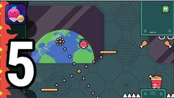 Dadish 2 - Gameplay Walkthrough Part 5 | World 5 - Soleca Station: Levels 41-50 (Android, iOS)