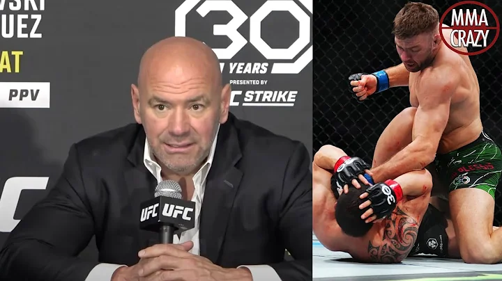 Dana White Reacts to Dricus Du Plessis TKO Robert Whittaker at UFC 290
