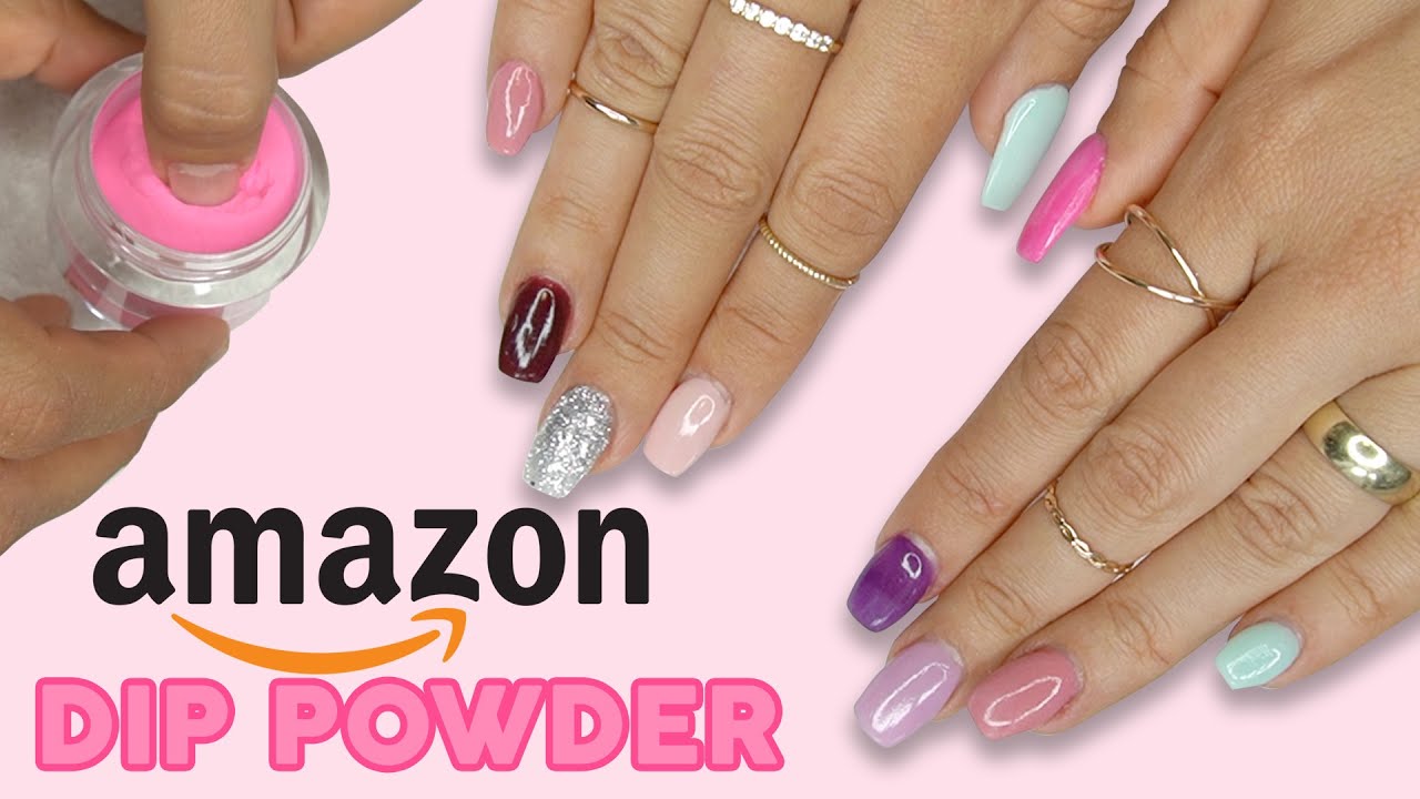 Dip Powder Nails Mit 30 Kit Von Amazon Youtube 