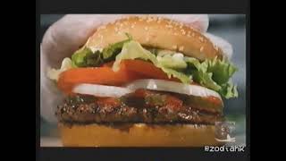 The Burger King Whopper Commercial but it suffers from VHS generation loss