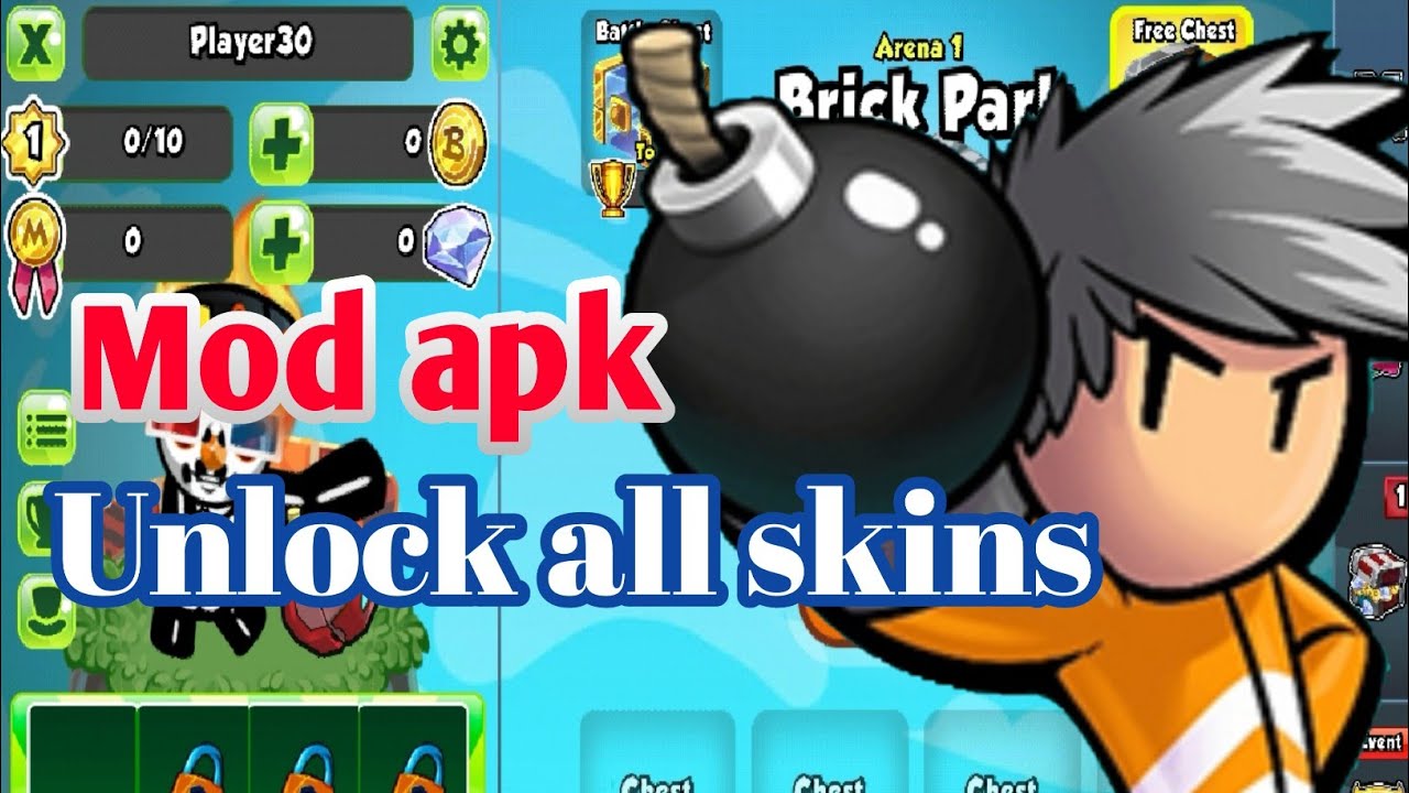 Bomber frend Mod Hack v3.66 unlock all skin + Unlimited money YouTube