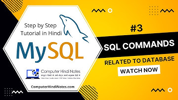 How to use MySQL Workbench, MySQL Basic Commands related to Database (Video 3)