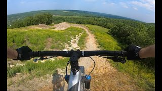 Every trail at Frostfire, North Dakota - with 8FT DROP - (close to Manitoba) | Mountain Biking