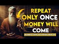 Repeat only once money will come  buddhist teachings  mindful wisdom  buddha story