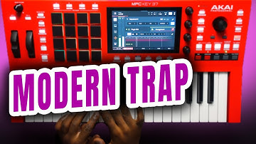 How To CREATE Your Own Modern Trap Beat NOW! Akai MPC Key 37