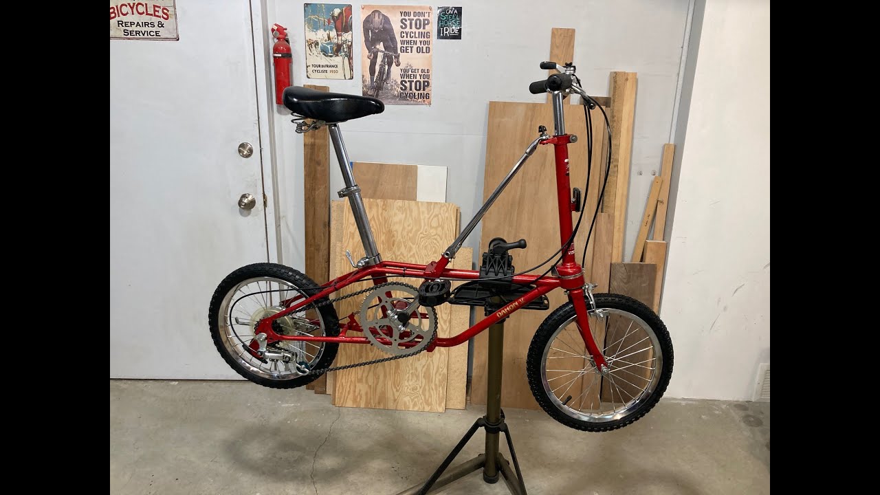 Dahon V Folding Bike from 1988 - YouTube