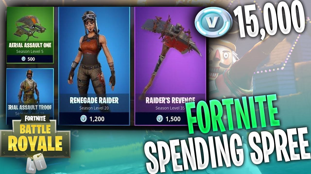 Fortnite Epic V Buck Spending Spree Buying Loads Of Skins In - fortnite epic v buck spending spree buying loads of skins in fortnite battle royale new old skins