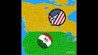 Eliminando paises de America parte 7 y semi finales #countryballs #humor #america