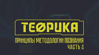 Теорика  Выпуск № 6. Принципы методологии познания. Часть 2